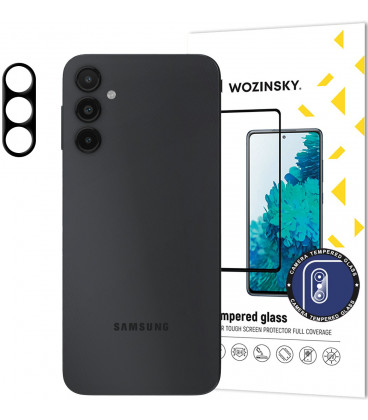 Apsauginis grūdintas stiklas Samsung Galaxy A14 4G / 5G telefono kamerai "Wozinsky Full Camera Glass 9H"