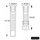 Juoda apyrankė Apple Watch Ultra / SE / 8 / 7 / 6 / 5 / 4 (42 / 44 / 45 / 49 mm) laikrodžiams "Strap Triple Protection"