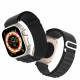 Juoda apyrankė Apple Watch Ultra / SE / 8 / 7 / 6 / 5 / 4 / 3 / 2 / 1 (42 / 44 / 45 / 49 mm) laikrodžiams "Dux Ducis GS Version"