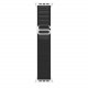 Juoda apyrankė Apple Watch SE / 8 / 7 / 6 / 5 / 4 / 3 / 2 / 1 (38 / 40 / 41 mm) laikrodžiams "Dux Ducis GS Version"