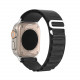 Juoda apyrankė Apple Watch SE / 8 / 7 / 6 / 5 / 4 / 3 / 2 / 1 (38 / 40 / 41 mm) laikrodžiams "Dux Ducis GS Version"
