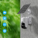 Wifi kamera su android / iOS programėle + 5W saulės baterija "Choetech ASC005"
