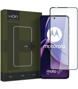 Juodas apsauginis grūdintas stiklas Motorola Moto G84 5G telefonui "HOFI Glass Pro+"