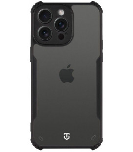 Juodas / skaidrus dėklas Apple iPhone 15 Pro Max telefonui "Tactical Quantum Stealth Cover"