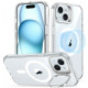 Skaidrus dėklas Apple iPhone 15 Plus telefonui "ESR Classic Kickstand Halolock Magsafe"