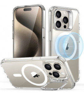 Skaidrus dėklas Apple iPhone 15 Pro Max telefonui "ESR Classic Kickstand Halolock Magsafe"
