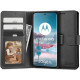 Juodas atverčiamas dėklas Motorola Edge 40 Neo telefonui "Tech-Protect Wallet"