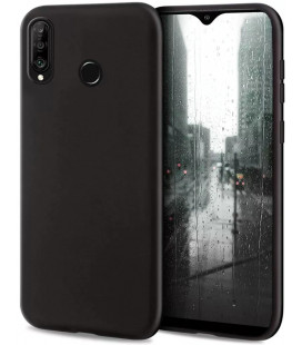 Matinis juodas dėklas Huawei P30 Lite telefonui "Matt Case"