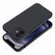 Matinis juodas dėklas Apple iPhone 12 telefonui "Matt Case"