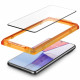 Juodas apsauginis grūdintas stiklas Google Pixel 8 Pro telefonui "Spigen AlignMaster Glas tR"