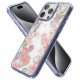 Dėklas su gėlėmis Apple iPhone 15 Pro telefonui "Spigen Ultra Hybrid Blossom"