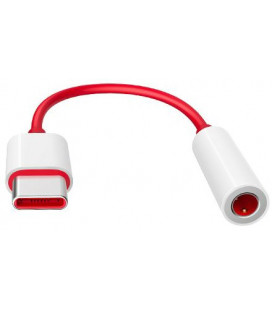 Raudonas adapteris USB-C - 3,5mm "Oneplus"