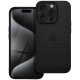 Juodas perforuotas dėklas Apple iPhone 15 Pro telefonui "Breezy Case"