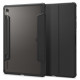 Juodas atverčiamas dėklas Samsung Galaxy Tab S9 11.0 X710 / X716B planšetei "Spigen Ultra Hybrid PRO"