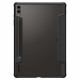 Juodas atverčiamas dėklas Samsung Galaxy Tab S9 Plus 12.4 X810 / X816B planšetei "Spigen Ultra Hybrid PRO"