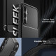 Matinis juodas dėklas Samsung Galaxy S23 FE telefonui "Spigen Rugged Armor"