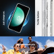 Skaidrus dėklas Samsung Galaxy S23 FE telefonui "Spigen Ultra Hybrid Onetap Ring Magsafe"