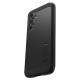 Juodas dėklas Samsung Galaxy S23 FE telefonui "Spigen Tough Armor"
