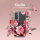Dėklas su gėlėmis Samsung Galaxy S23 FE telefonui "Spigen Cyrill Cecile Rose Floral"