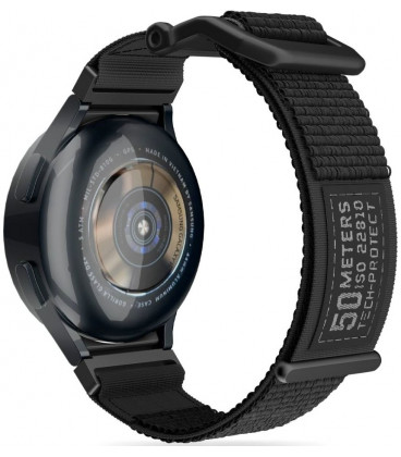 Juoda apyrankė Samsung Galaxy Watch 4 / 5 / 5 Pro / 6 laikrodžiui "Tech-Protect Scout"