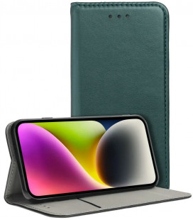 Žalias atverčiamas dėklas Samsung Galaxy S23 FE telefonui "Smart Magnetic"