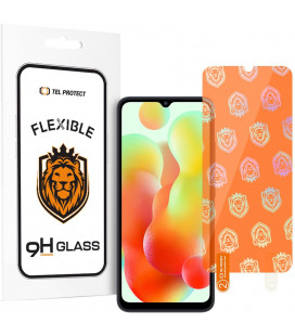Ekrano apsauga Xiaomi Redmi 10C / 12C telefonui "Tel Protect Flexible Hybrid Tempered Glass"