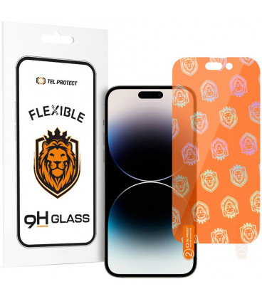 Ekrano apsauga Apple iPhone 14 Pro Max telefonui "Tel Protect Flexible Hybrid Tempered Glass"