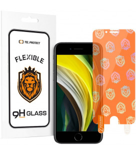Ekrano apsauga Apple iPhone SE 2020 / SE 2022 telefonui "Tel Protect Flexible Hybrid Tempered Glass"