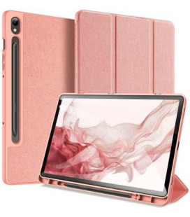 Rožinis atverčiamas dėklas Samsung Galaxy Tab S9 11.0 X710 / X716B planšetei "Dux Ducis Domo"
