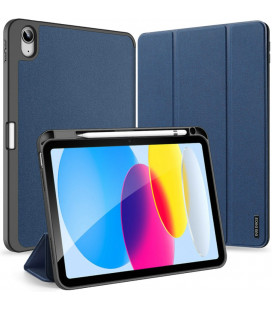 Mėlynas atverčiamas dėklas Apple iPad 10.9 2022 planšetei "Dux Ducis Domo"