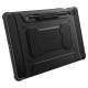 Juodas atverčiamas dėklas Samsung Galaxy Tab S9 FE 10.9 X510 / X516B planšetei "Spigen Rugged Armor PRO"
