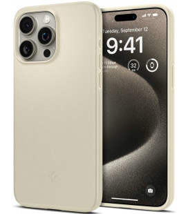 Smėlio spalvos dėklas Apple iPhone 15 Pro Max telefonui "Spigen Thin Fit"