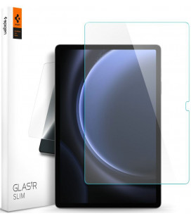 Apsauginis grūdintas stiklas Samsung Galaxy Tab S9 FE Plus 12.4 X610 / X616B planšetei "Spigen Glas.TR Slim"