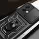 Juodas dėklas Motorola Moto G84 5G telefonui "Tech-Protect Camshield Pro"
