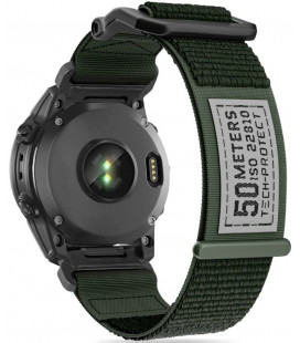 Žalia apyrankė Garmin Fenix 3 / 5X / 3HR / 5X PLUS / 6X / 6X PRO / 7X laikrodžiui "Tech-Protect Scout"
