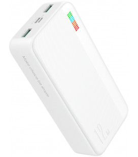 Balta Išorinė baterija Power Bank 12W 30000mAh "Joyroom JR-T018"