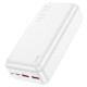 Balta Išorinė baterija Power Bank 22,5W 30000mAh "Hoco J101B PD 20W+Quick Charge 3.0 22.5W"
