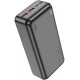 Juoda Išorinė baterija Power Bank 22.5W 30000mAh "Hoco J101B PD 20W+Quick Charge 3.0 22.5W"