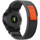 Juoda / oranžinė apyrankė Garmin Fenix 5X / 5X Plus / 6X / 6X Pro / 7X / 8 / 8 Pro / 9 / 9 Pro (51 mm) "Tech-Protect Nylon"