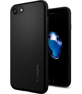 Juodas dėklas Apple iPhone 7 / 8 / SE 2020 / SE 2022 telefonui "Spigen Liquid Air"