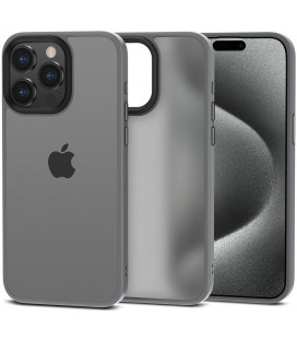 Matinis pilkas (Titanium) dėklas Apple iPhone 15 Pro Max telefonui "Tech-Protect Magmat"