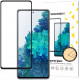 Juodas apsauginis grūdintas stiklas Samsung Galaxy A52 / A52s telefonui "Wozinsky Full Glue"