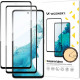 Juodas apsauginis grūdintas stiklas Samsung Galaxy A53 5G telefonui "Wozinsky Full Glue 2-Pack"