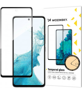 Juodas apsauginis grūdintas stiklas Samsung Galaxy A53 5G telefonui "Wozinsky Full Glue"
