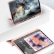 Juodas atverčiamas dėklas Samsung Galaxy Tab S9 11.0 / S9 FE / S10 FE / S10 Lite 10.9 planšetei "Tech-Protect SC"