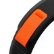 Juoda / oranžinė apyrankė Garmin Fenix 5 / 6 / 6 Pro / 7 / 8 / 8 Pro / E / 9 / 9 Pro (47 mm) laikrodžiui "Tech-Protect Nylon"