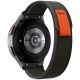 Juoda / oranžinė apyrankė Samsung Galaxy Watch 4 / 5 / 5 Pro / 6 laikrodžiui "Tech-Protect Nylon"
