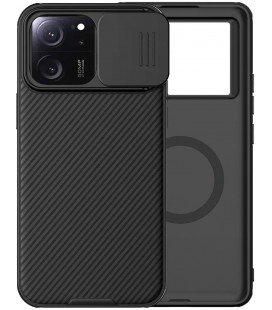Juodas dėklas Xiaomi 13T / 13T Pro telefonui "Nillkin CamShield Pro Magnetic"