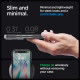 Pilkas / skaidrus dėklas Apple iPhone 15 Pro telefonui "Spigen Ultra Hybrid"