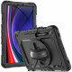 Juodas dėklas Samsung Galaxy Tab S9 11.0 / S9 FE / S10 FE / S10 Lite 10.9 planšetei "Tech-Protect Solid360"